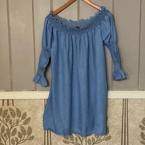 FIORE size M boho cold shoulder  mini dress or tunic  size M